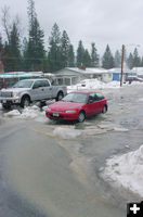 Flowing water. Photo by Kootenai Valley Record.
