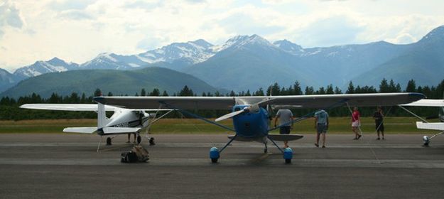 The view from Libby's airport. Photo by LibbyMT.com.