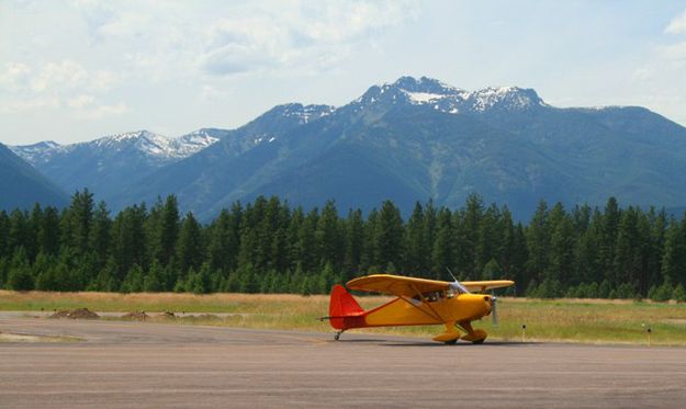 Flying into Libby from Deer Park, WA.. Photo by LibbyMT.com.