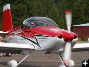 Propeller blur. Photo by Duane Williams, KLCB-KTNY Radio.