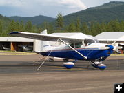 Cessna 182. Photo by Duane Williams, KLCB-KTNY Radio.