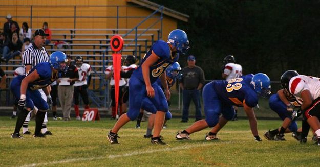 Libby Loggers vs. Browning Indians. Photo by LibbyMT.com.