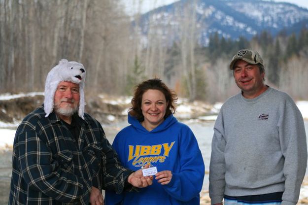 Polar Bear Rick, Annette Sauby and Chuck Haywood. Photo by LibbyMT.com.