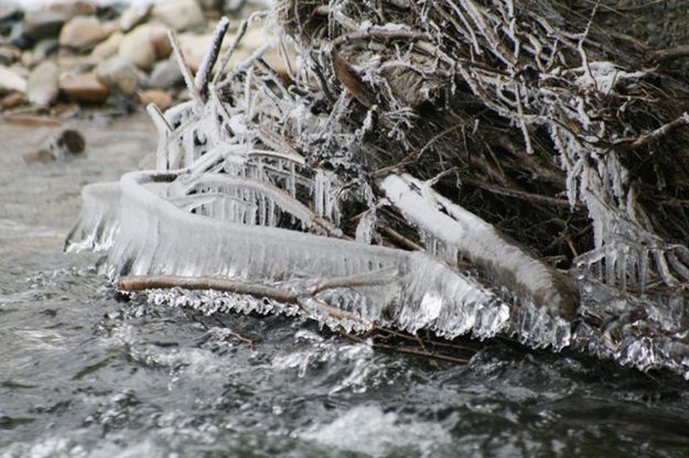 Interesting ice formations. Photo by LibbyMT.com.