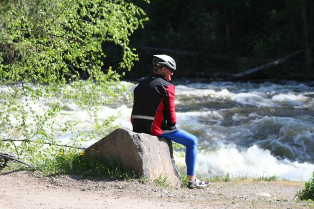 At Yaak Falls.... Photo by LibbyMT.com.