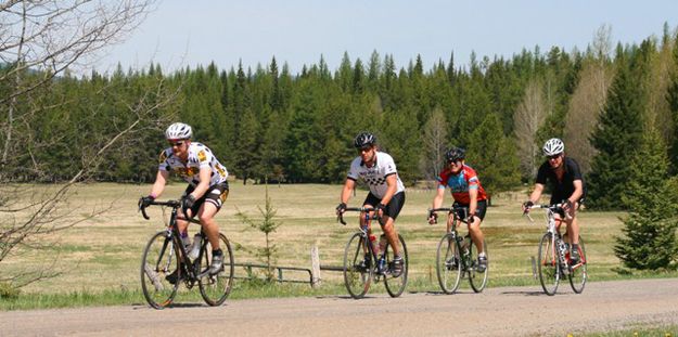 Riding together. Photo by LibbyMT.com.