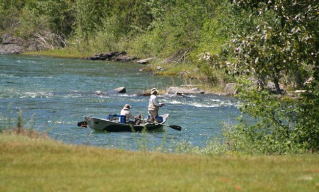 Fishin. Photo by Maggie Craig, LibbyMT.com.