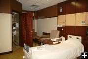 A patient room. Photo by Maggie Craig, LibbyMT.com.