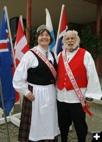 King and Queen Duane and Peggy. Photo by LibbyMT.com.