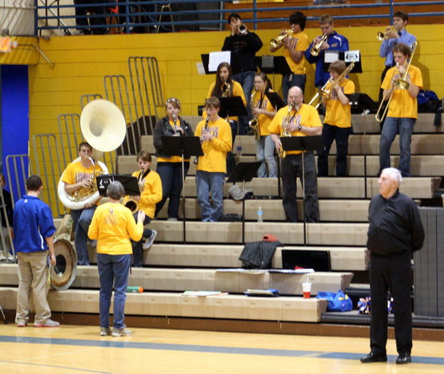 The pep band. Photo by LibbyMT.com.