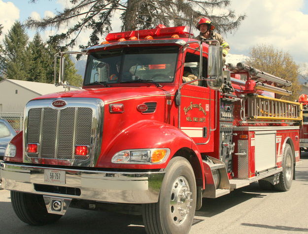 Trego Fortine Striker Volunteer Fire Dept.. Photo by LibbyMT.com.