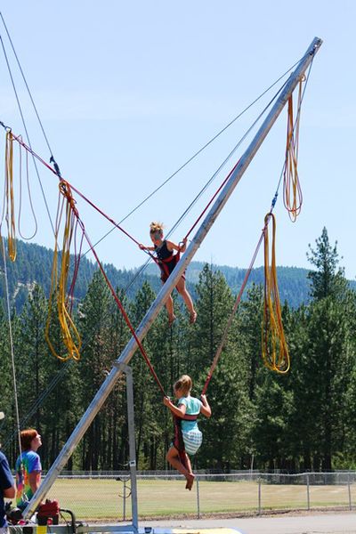 Bungee trampoline. Photo by LibbyMT.com.