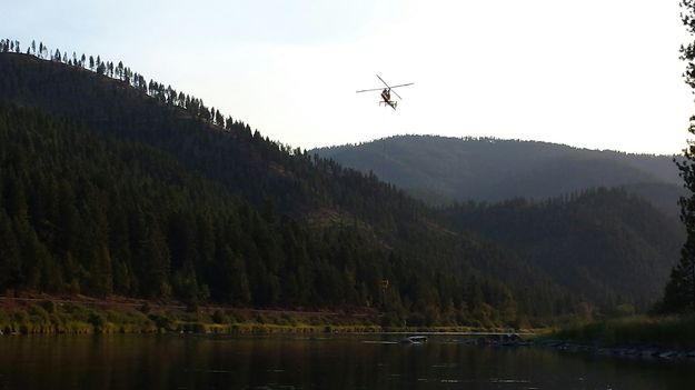 Fire Helicopter. Photo by Jackie Johnson.