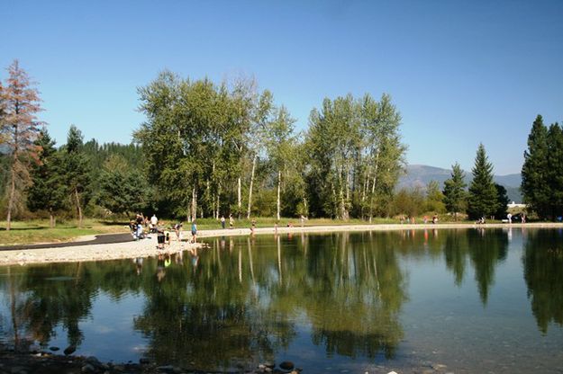Libby's new fishing pond for kids - Libby News, Montana