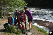 At Yaak Falls. Photo by Susie Rice.