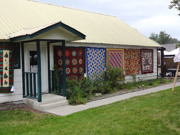 Quilts everywhere. Photo by LibbyMT.com.