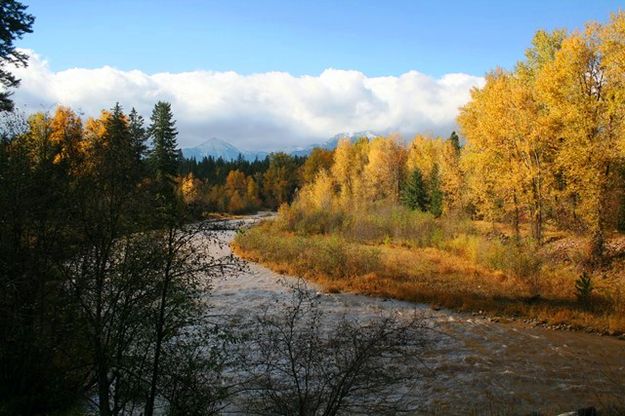 Libby Creek at Farm to Market Road. Photo by LibbyMT.com.