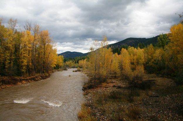 Libby Creek at Farm to Market Road. Photo by LibbyMT.com.