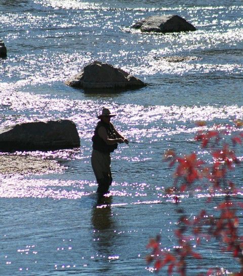 Fishing the Kootenai. Photo by LibbyMT.com.