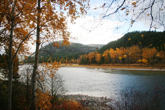 Kootenai River at Alexander Creek. Photo by LibbyMT.com.