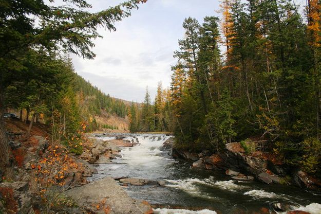 Yaak Falls. Photo by LibbyMT.com.