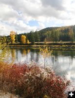 Kootenai River along Highway 37. Photo by LibbyMT.com.