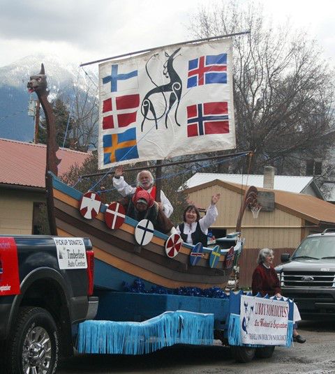 Libby Nordicfest float. Photo by LibbyMT.com.