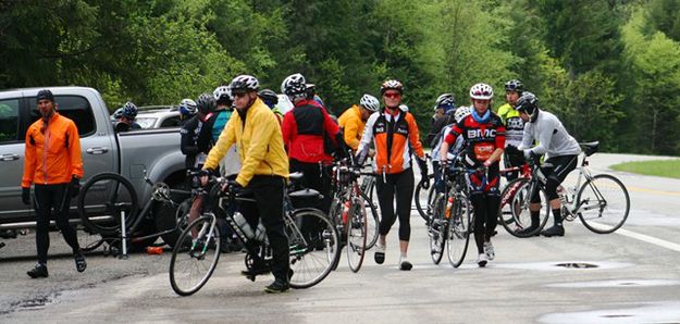 Yaak Falls water stop. Photo by LibbyMT.com.