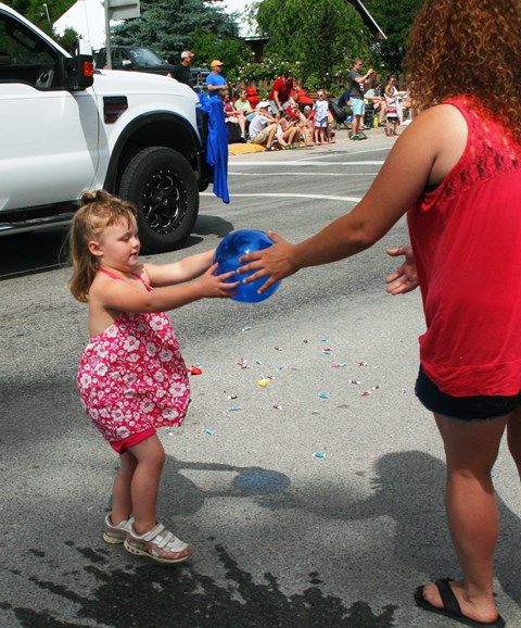 I scored a ball!. Photo by LibbyMT.com.