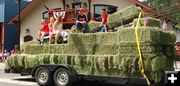 What's a parade without hay?. Photo by LibbyMT.com.