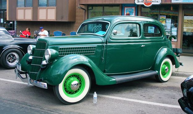 1935 Ford Tudor Sedan. Photo by LibbyMT.com.