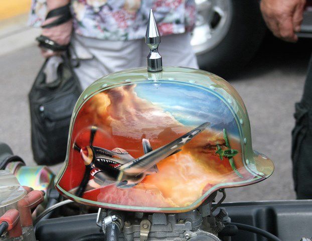 Helmet art. Photo by LibbyMT.com.