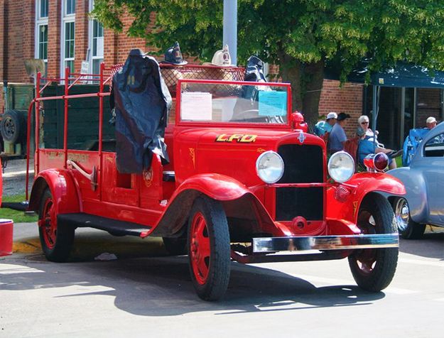 1932 Chevy Fire Truck. Photo by LibbyMT.com.