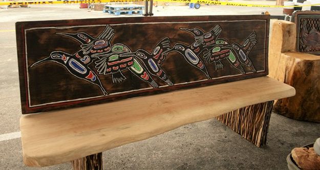 Beautiful bench. Photo by LibbyMT.com.