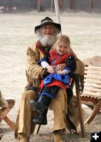 Serenity Yost and Grandpa Dave Benson. Photo by LibbyMT.com.