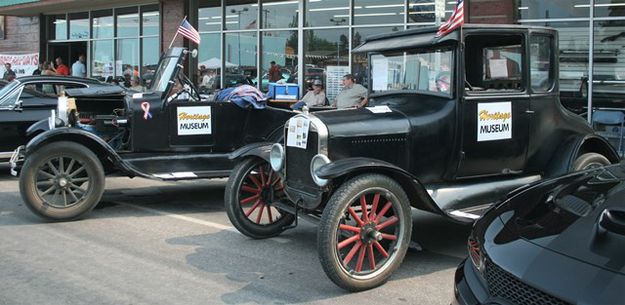 Heritage Museum Model T's. Photo by LibbyMT.com.