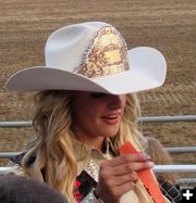 Darby Rodeo Queen Cassie Turner. Photo by LibbyMT.com.