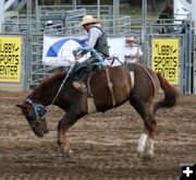 Cody's riding Hazardous Moon. Photo by LibbyMT.com.