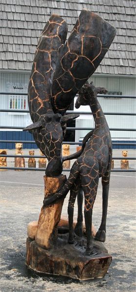 Bongo Love's giraffes. Photo by LibbyMT.com.
