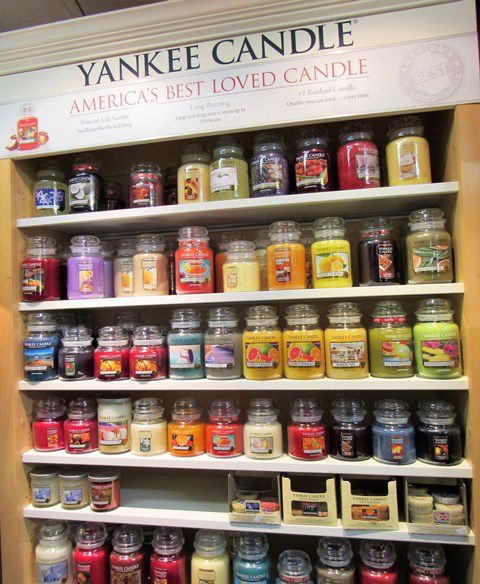Yankee Candles. Photo by LibbyMT.com.