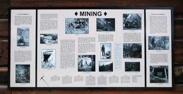 Mining placard. Photo by LibbyMT.com.