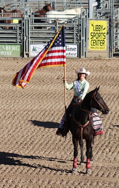 Darby Rodeo Queen Abby Riska. Photo by LibbyMT.com.
