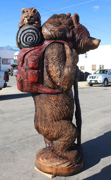 Steven Higgins' Backpacking Bear. Photo by LibbyMT.com.