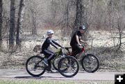 Biking on the J. Neils Trail. Photo by LibbyMT.com.