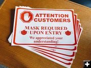 Masks required. Photo by Libby Montana Chamber of Commerce.