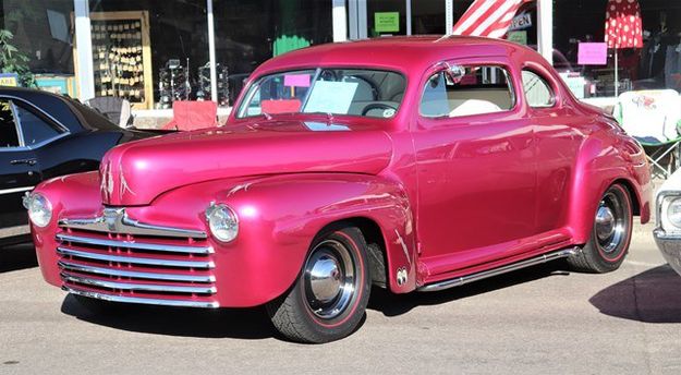 1947 Ford Deluxe 5 window coupe. Photo by LibbyMT.com.