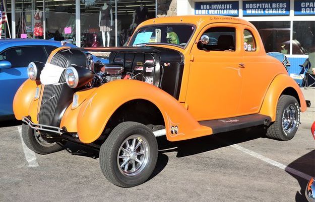 1936 Dodge coupe gasser. Photo by LibbyMT.com.
