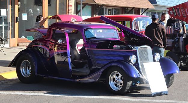 1934 Ford 3 window coupe. Photo by LibbyMT.com.