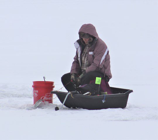 McGregor Lake Ice Fishing Derby. Photo by LibbyMT.com.