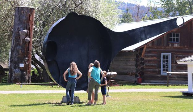 Paul Bunyan's fry pan. Photo by LibbyMT.com.